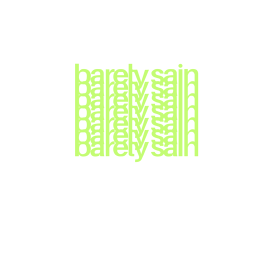 Barely Sain logo